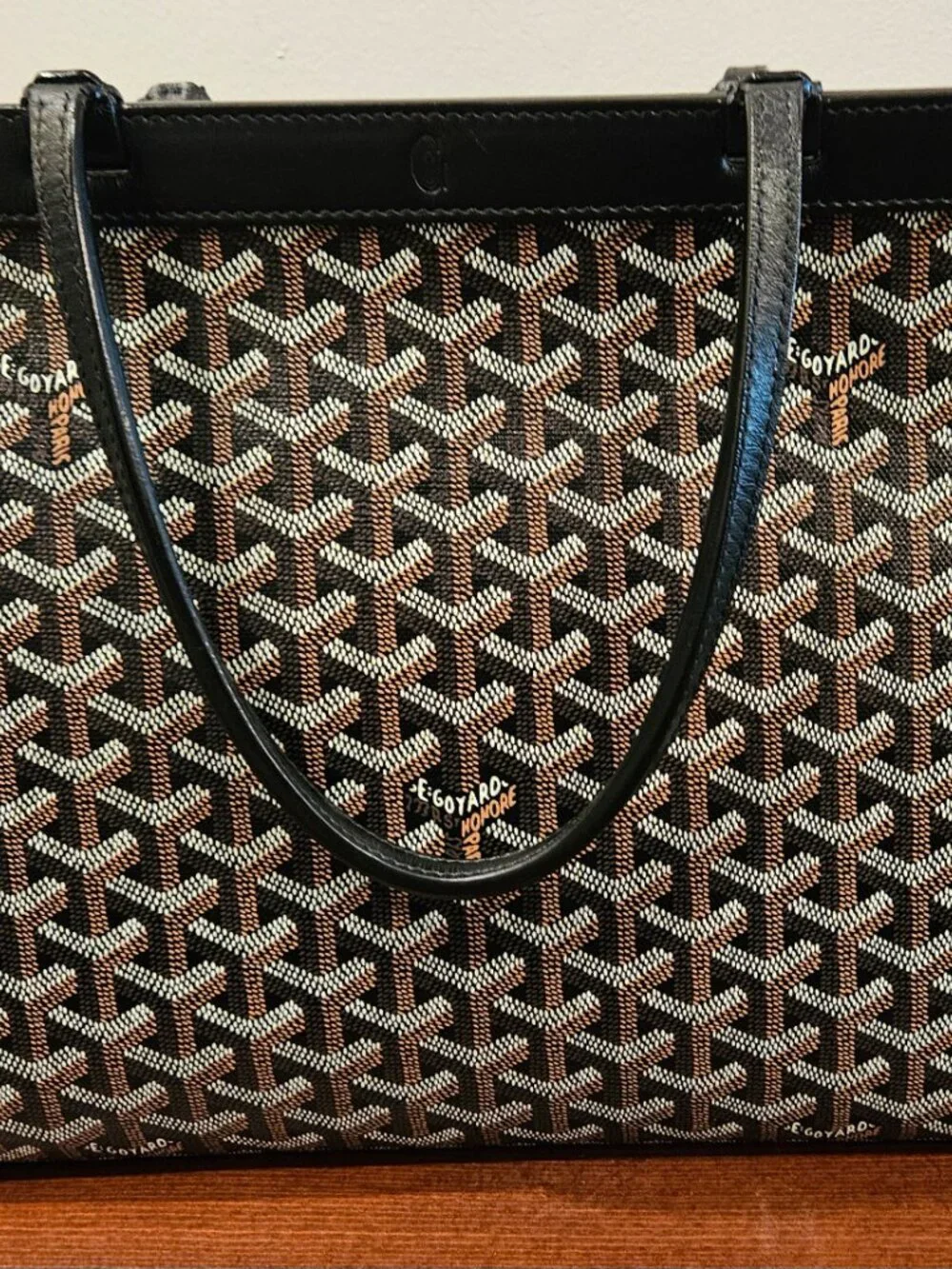 Goyard bellechasse black